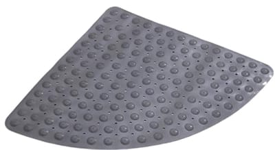 Antislip Ventilatorvormige Hoekdouchemat met Zuignap - Sneldrogend en Duurzaam