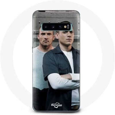 Coque pour Samsung Galaxy s10 plus Prison Break Michael Scofield Et Lincoln Burrows