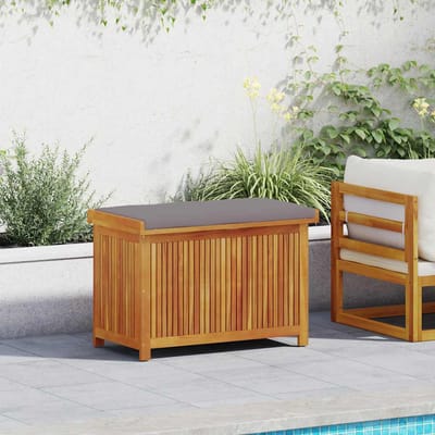 vidaXL - Kussenbox - voor - buiten - 90x50x60,5 - cm - massief - acaciahout