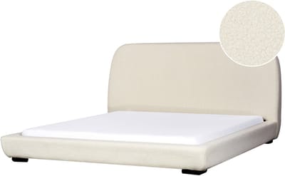 ROISEL - Waterbed - Lichtbeige - 180 x 200 cm - Bouclé