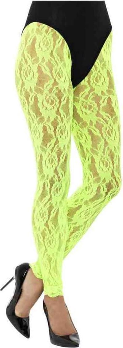 Groene jaren 80 panty voor dames