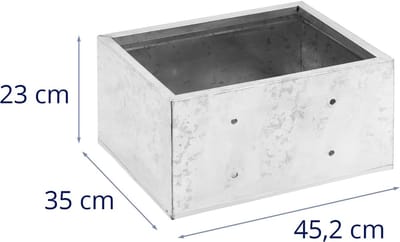 Voerbak - 45 x 35 x 23 cm - 36 l - rechthoekig - Wiesenfield
