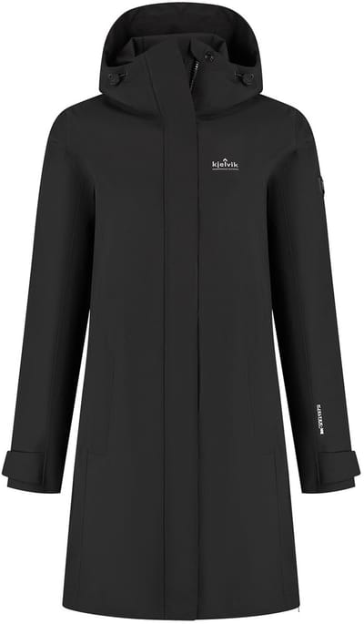 Kjelvik Outdoorjas Livia Zwart