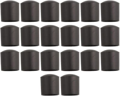 Stoelhoesjes - Vloerbeschermers - Meubels Verplaatsen - Geluidsdempend Antislip - 20 Stuks - Zwart