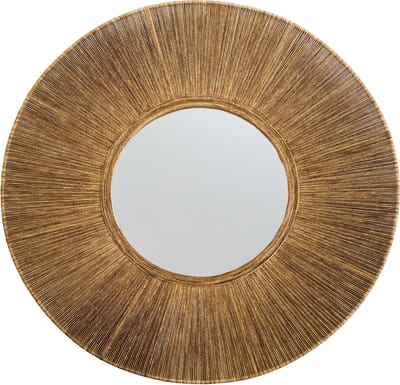 Fine Asianliving Ronde Wandspiegel Touw Frame Handgeweven D70x6.2cm
