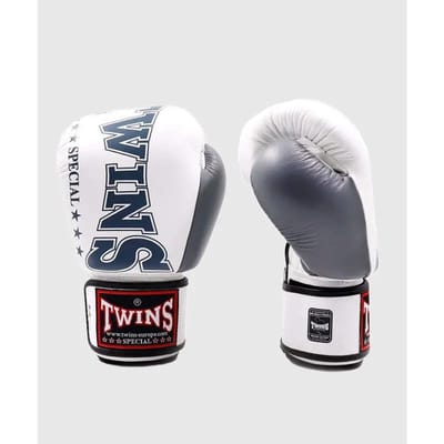 Twins Special - bokshandschoenen - BGVL8 - Wit/Grijs - 16oz