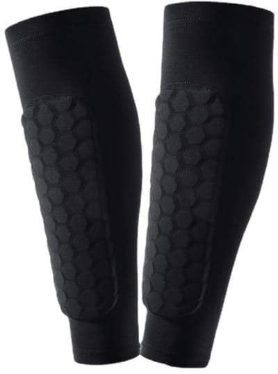 Scheenbeschermers 2-pack voetbal scheenbeschermers voetbal beschermende uitrusting beenmouwen training sport beschermende uitrusting uitrusting-L