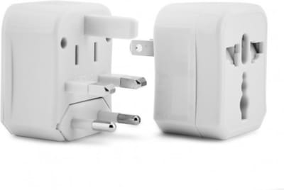 MG – Reisstekker van EU naar VS/USA – Wereldstekker – Reis Adapter – Wit -Travel Adapter – America Stekker – Verloop adapter – Wereld Adapter HC41