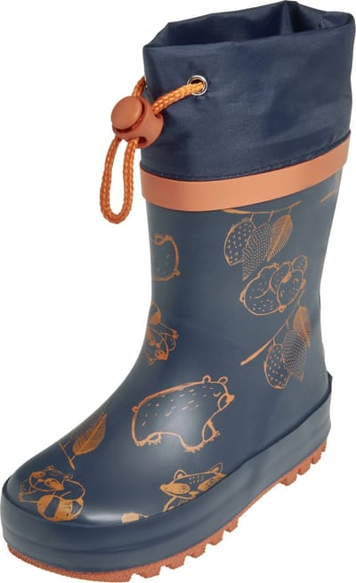 Playshoes - Regenlaarzen - Bosdieren - Donkerblauw - Maat 20