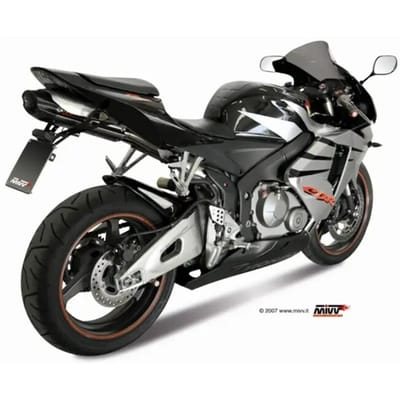 Mivv Suono Honda Cbr 600 Rr 2005-06 Uh.027.l7 Gehomologeerde Slip On Uitlaatdemper Zilver Homologated