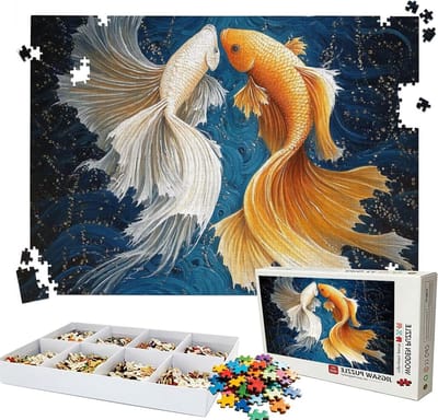 Houten Puzzel - 3000 Stukjes Puzzel - Ontspanning en Creativiteit - Niet-reflecterend Oppervlak - 122x81cm - Meerkleurig