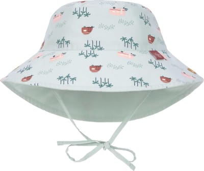 Lässig Hoed Vissershoedje met UV-bescherming Splash & Fun Caravan mint 19-36 maanden, Maat: 50/51