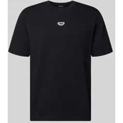 T-shirt met labeldetail
