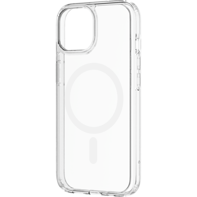 Coverzs Crystal Magsafe case geschikt voor iPhone 15 - Magsafe telefoonhoesje - Schock & TPU hoesje