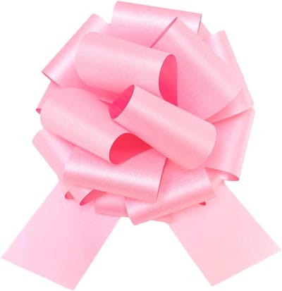 Grote Roze Glitter Strik van 30,5 cm voor Cadeaus en Decoratie