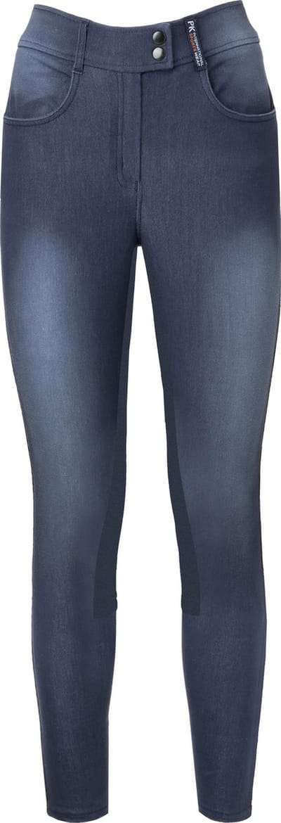 PK International - Hardwell - Rijbroek - Full Seat - Lederen zitvlak - Jeans - XS/34