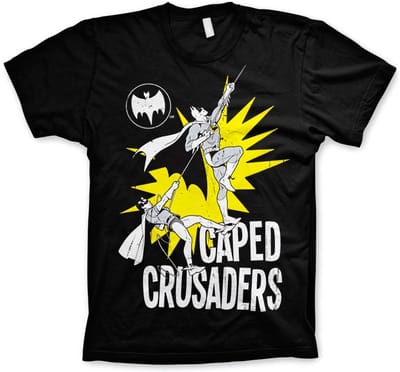 Batman Caped Crusaders -T-shirt voor grote mannen WB-1-BAT025-H45-17