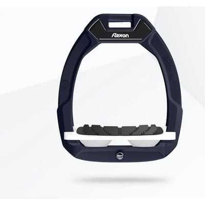 Verkeersveiligheidsbeugels Paardrijden Hellend Grip Blauw/Wit/Wit Flex-On Safe-On