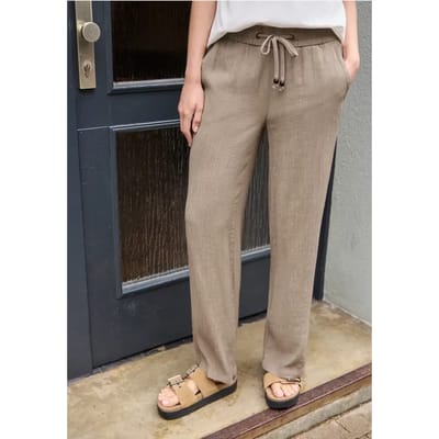 Straight Legs broek met gekreukte textuur