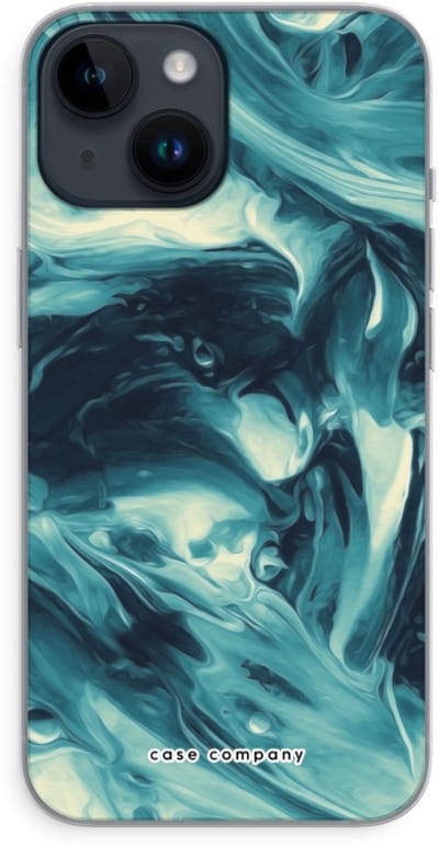 Case Company® - Hoesje geschikt voor iPhone 14 hoesje - Dreaming About Whales - Soft Cover Telefoonhoesje - Bescherming aan alle Kanten en Schermrand