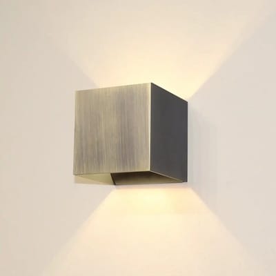 Artdelight - Wandlamp Gymm 10x10 cm excl. G9 antiek brons