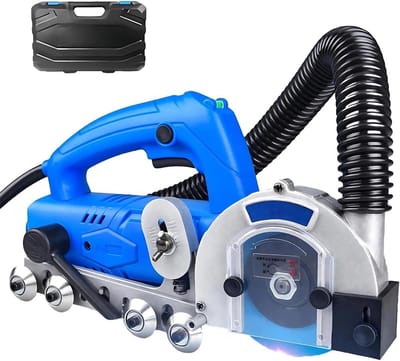 Elektrische Voegenverwijderaar - Tegelvoegen Reiniger - Voegen Verwijderen - Instelbare Diepte Controle - 1200W 9000rpm - Grijs