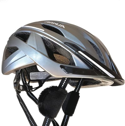 Fietshelm Windbescherming - Windkappen Helm - Fietsen Zonder Ruis - Houdt Wind Weg - 4.8 cm x 6.5 cm - Zwart