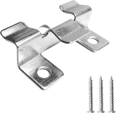 Terrasplankclips - Bevestigingsclips - Terras Bouwen - Roestvrij Staal - 100 Stuks - Zilver