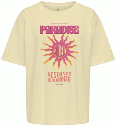 Only T-shirt Onlbira S/s Loose Tee Jrs 15393599 Anise Flower/sundance Dames Maat - XS