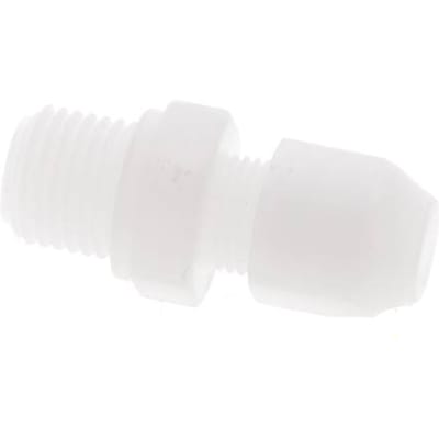 4x6mm & G1/4'' PVDF rechte slangkoppeling met buitendraad 10bar/145psi