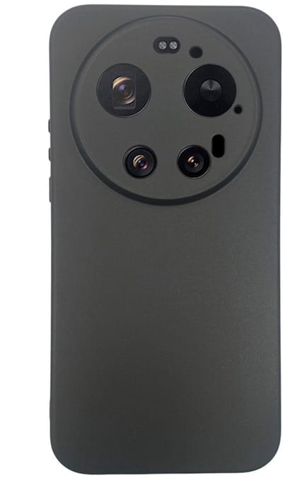 MobyDefend Hoesje - Geschikt voor Xiaomi 17 Ultra - TPU Backcover - Mat Zwart
