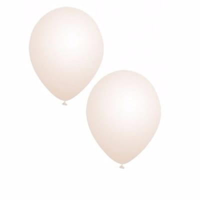 200x stuks Transparante party ballonnen 30 cm - Verjaardag feestartikelen
