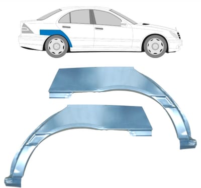 Reparatiepaneel achterspatbord voor Mercedes C-Class W203 2000-2007
