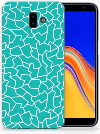 Samsung Galaxy J6 Plus (2018) Hoesje maken Cracks Blue