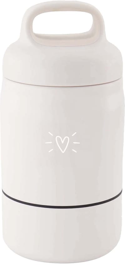 Zusss Thermos Lunchpot Love This Day Roestvrij Staal Sand