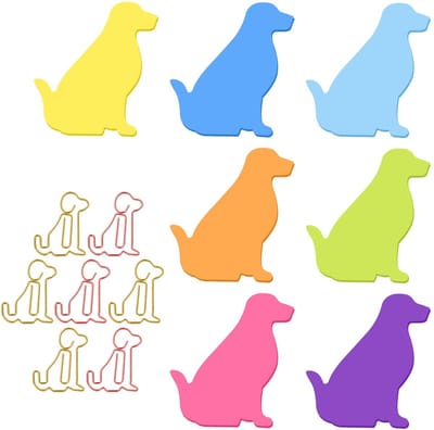Dailygoods- Sticky Notes Multicolor - 7 Pack - 210 Vellen - Cartoon Dier Vorm - Zelfklevend Papier - Beschrijfbaar en Verwijderbaar - Notitieblok