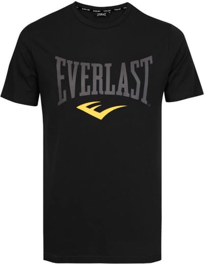 Everlast Russel - T-Shirt - Katoen - Zwart met geel