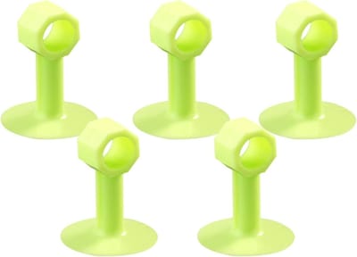 Deurklinkhoezen - Deurstoppers Buffer - Muren Beschermen - Zachte Siliconen - 5 stuks - Groen