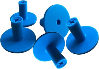 Rubber Golf T-Shirt Houder voor Oefening en Driving Range Matten, Set van 5 - Ideaal voor Golftraining en Accessoires