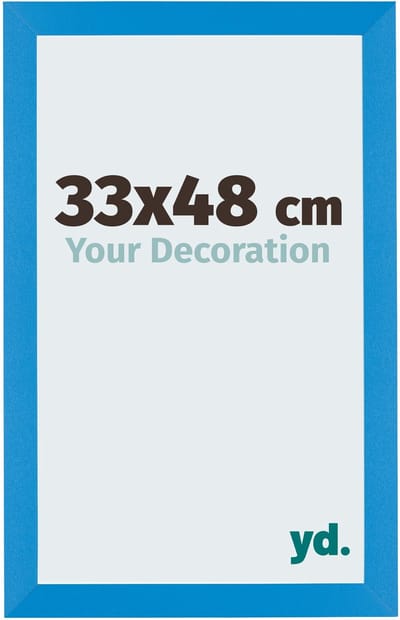 Your Decoration - Fotolijst 33x48 cm - MDF - Helder Blauw - Mura