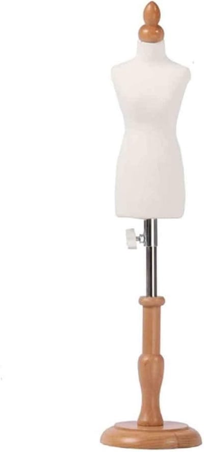 Kinder Kleerpop - Paspop Torso - Kleding Maken - Verstelbare Hoogte - 1/4 Maat - Linnen
