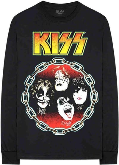 Kiss - You Wanted The Best Longsleeve shirt - S - Zwart