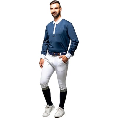Wedstrijdpolo met lange mouwen Flags&Cup Wako