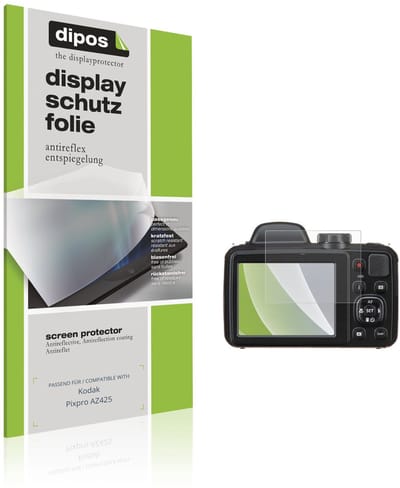 dipos – 4x Matte Beschermfolie geschikt voor Kodak Pixpro AZ425 | Krasbestendige & antireflecterende Screenprotector Ultra-Thin