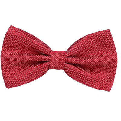 HUISHI Strik Heren Stropdas Effen Ruit Mode Strikjes Banket Bruiloft Zwart Goud Rood Groen Roze Blauw Wit Klassieke Strikken Voor Mannen brown