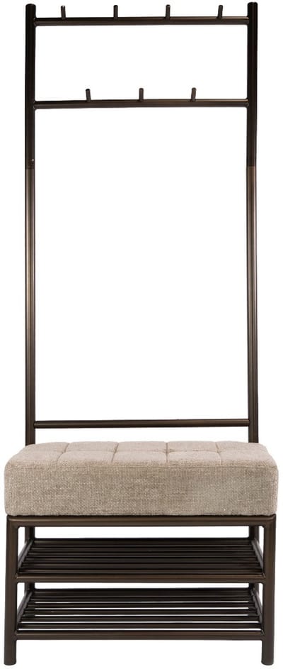 Fraaai - Odell garderobebank 70 cm - brons
