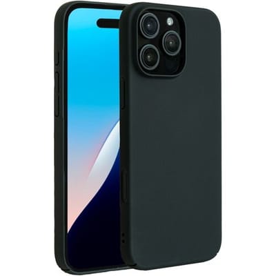 ShieldCase Ultradun telefoonhoesje geschikt voor de Apple iPhone 16 Pro Max hoesje - Ultra Thin case - Kunststof back cover - Dun design - Bescherming tegen vallen of stoten (zwart)