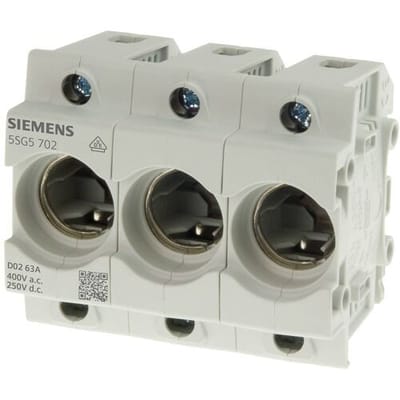 Siemens 5SG5302 Zekeringsokkel Afmeting zekering : D01 5 stuk(s)