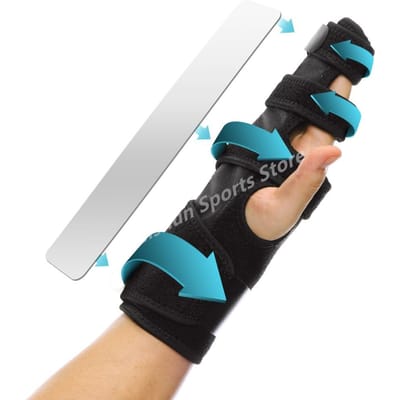 Triggerfinger Spalk Beugel Ondersteuning Voor Twee Of Drie Vingers Kootjes Immobilisatie Pijnverlichting Tendinitis Hamerteen