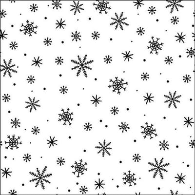 Ambiente - Servetten - Chrystal all over Black - 33 x 33 cm